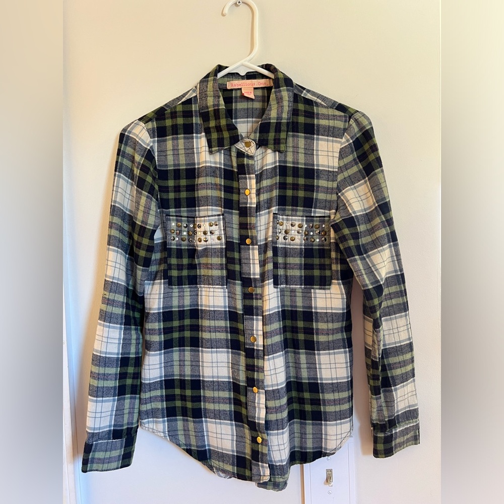 Rebellious one flannel shirt